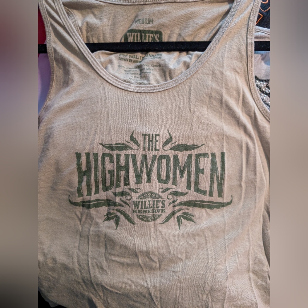 Harley-Davidson Cream Tank Top with Logo Design